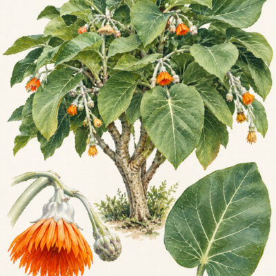 Illustration de Dendroseris littoralis