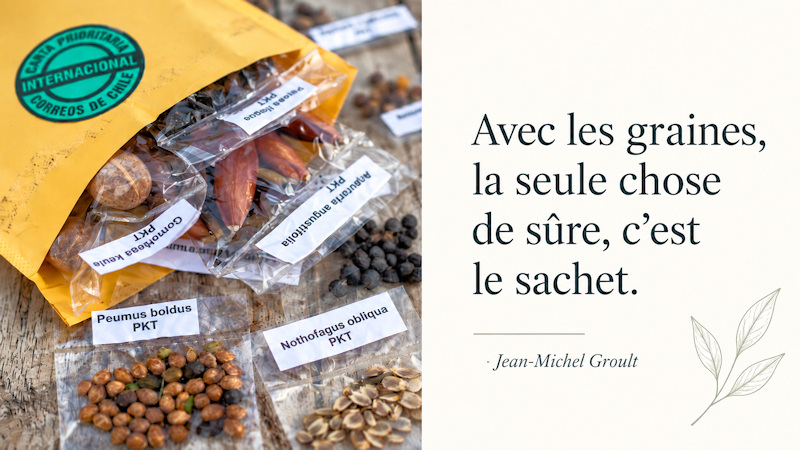 Avec les graines, la seule chose de sûre, c'est le sachet. Jean-Michel Groult